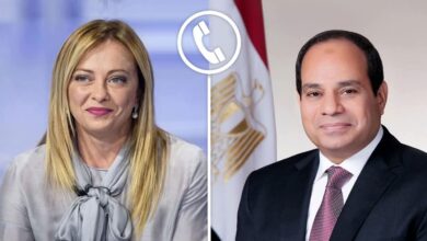 الرئيس عبد الفتاح السيسي يتلقى اليوم اتصالًا هاتفيًا من جورجيا ميلوني رئيسة وزراء الجمهورية الإيطالية 11 FB IMG 1740691692993