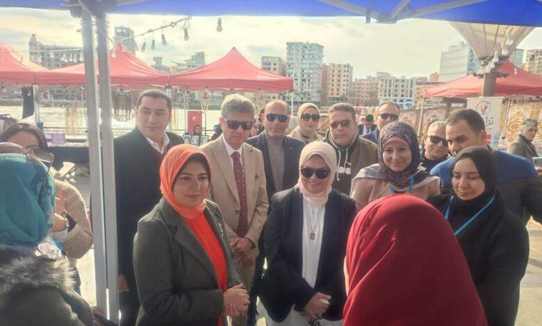إفتتاح معرض "أيادي مصر دمياط" لدعم الحرف اليدوية والتراثية وتعزيز التنمية المستدامة 1 IMG 20250227 WA0049