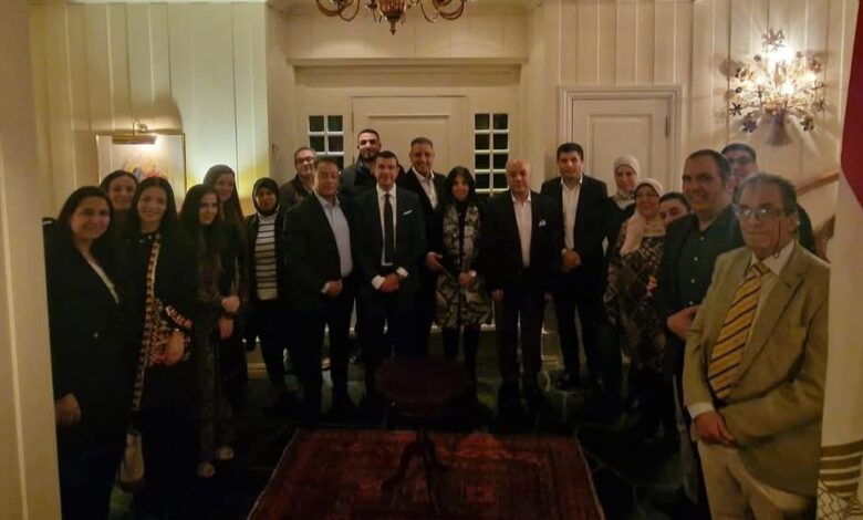 السفير المصري في النرويج يلتقى بالجالية المصرية 1 FB IMG 1741372808633 edit 279538488650395