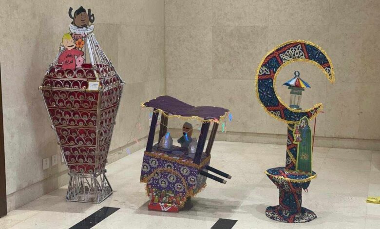 البيئة تصنع "فانوس وهلال رمضان" من مكونات صديقة للبيئة 1 IMG 20250302 WA0097