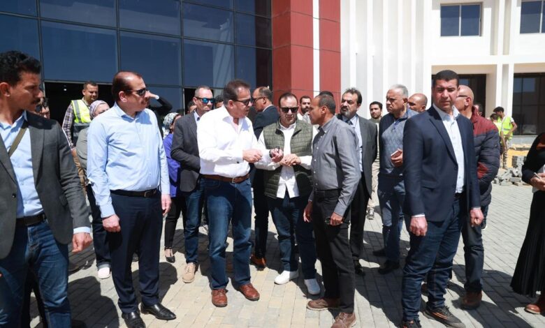 وزير الصحة يتفقد مشروع إنشاء مجمع المعامل المركزية بمدينة بدر 1 IMG 20250315 WA0098