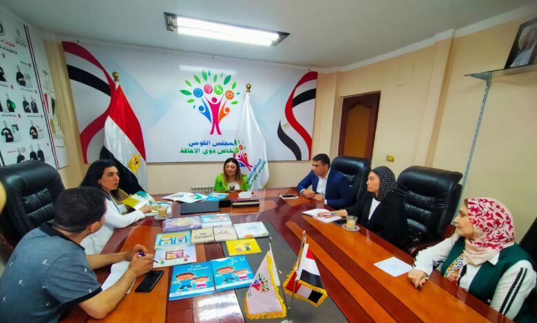 المشرف على "القومي للأشخاص ذوي الإعاقة" تستقبل وفد من مؤسسة "Safe Egypt" 1 FB IMG 1748189894686