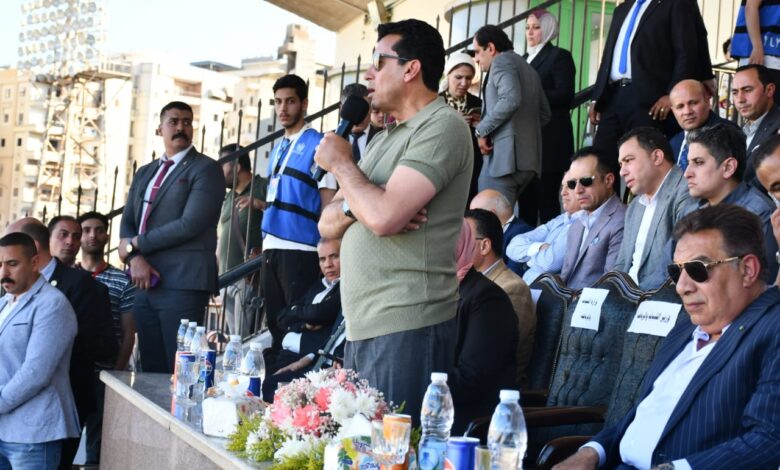 وزير الشباب والرياضة ومحافظ الدقهلية يفتتحان المرحلة الأولى من أعمال تطوير الملعب الرئيسي لكرة القدم باستاد المنصورة 1 IMG 20250522 WA0151