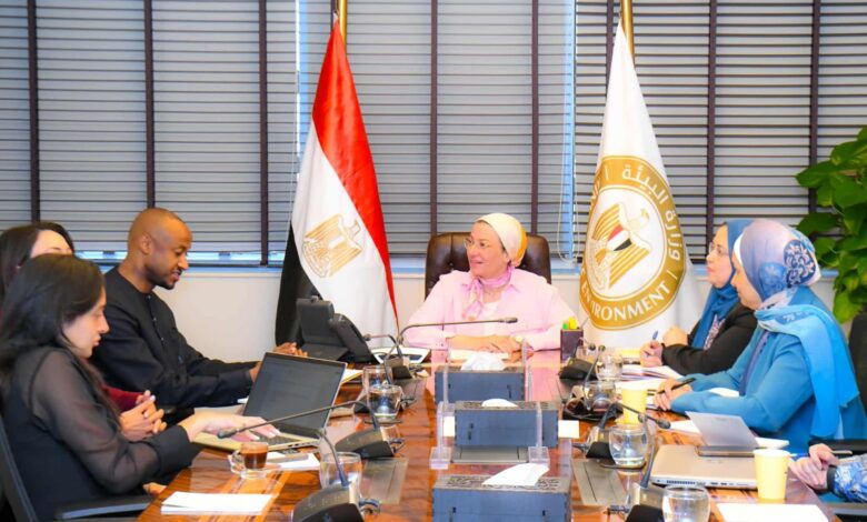 وزيرة البيئة تلتقي مُنسق المبادرة الإفريقية للتكيف لبحث آليات تعزيز العمل لدفع ملف التكيف في القارة الإفريقية 1 IMG 20250525 WA0034