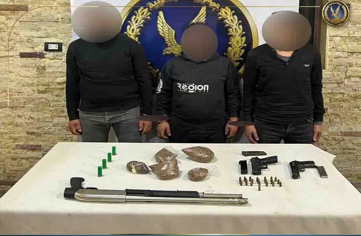 بطبنجتين و بندقية .. سقوط المسجلين الثلاثة بمخدر الاستروكس بالنهضة 1 IMG 20250527 WA0083