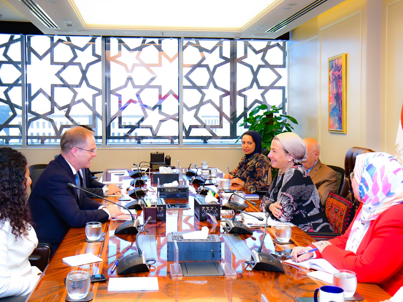 تعاون مصري /بريطاني في مجال النمو الأخضر .. د. ياسمين فؤاد : مصر ملتزمة بالعمل البيئي متعدد الأطراف 1 IMG 20250708 WA0113