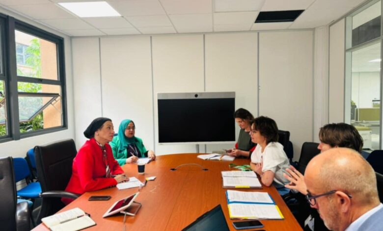 وزيرة البيئة تبحث مع مُفوضة الإتحاد الأوروبى موضوعات الأمن المائي و الغذائي و البلاستيك أُحادى الإستخدام 1 IMG 20250718 WA0021