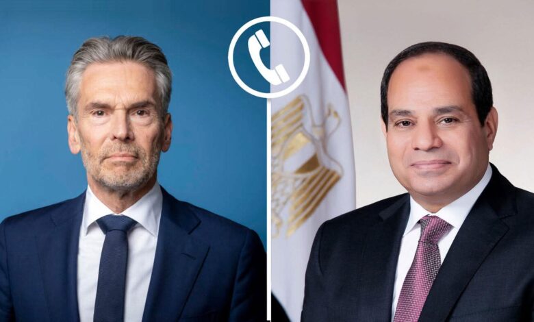 الرئيس عبد الفتاح السيسي يتلقي اليوم اتصالاً هاتفياً من "ديك سخوف" رئيس وزراء مملكة هولندا 1 FB IMG 1754061182260