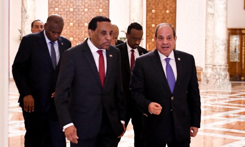 الرئيس عبد الفتاح السيسي يستقبل اليوم كامل إدريس رئيس مجلس الوزراء الإنتقالي بجمهورية السودان 1 FB IMG 1754564220761