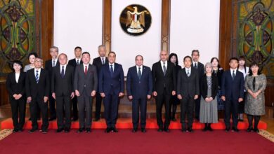 الرئيس عبد الفتاح السيسي يستقبل اليوم مجموعة خبراء التعليم اليابانيين المتواجدين في مصر 3 FB IMG 1765044838138