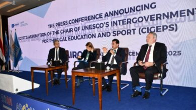 وزارة الشباب والرياضة تعلن رسميًا تولّي مصر رئاسة اللجنة الحكومية الدولية للتربية البدنية والرياضة باليونسكو 3 FB IMG 1765714822907