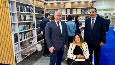 في أول أيام المعرض عقب إفتتاحه.. المشرف العام على المجلس تلتقي ممثلي مؤسسة محمد بن راشد للمعرفة 14 FB IMG 1769027712878