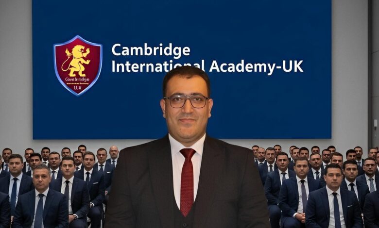 المهندس أحمد طلايع رئيس أكاديمية كمبريدج الدولية ومنارة الريادة العربية 1 IMG 20260127 WA0063