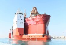 إحدى أكبر سفن حاملات المثقلات في العالم.. سفينة الغطس HUA RUI LONG تعبر قناة السويس "ضمن قافلة الجنوب" 2 FB IMG 1771874509565