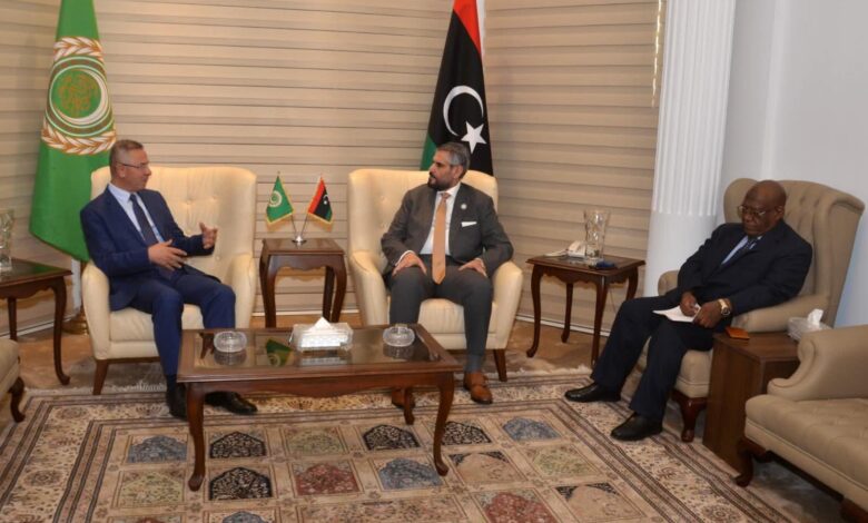 ليبيا تجدد دعمها لفلسطين بالقاهرة وتبحث تطورات غزة وتحولات النظام الدولي 1 IMG 20260224 WA0053