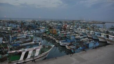 إستمرار توقف حركة الملاحة والصيد بميناء البرلس وسواحل كفر الشيخ 6 IMG 20260321 WA0029