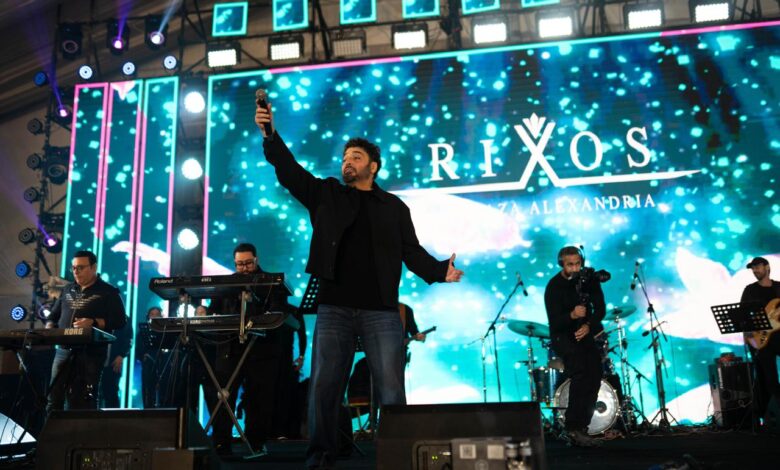 حميد الشاعرى وكارولينا كرم يشعلان الأجواء بريكسوس المنتزه خلال عيد الفطر 1 IMG 20260322 WA0129