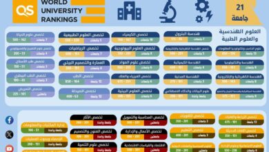 التعليم العالي: إدراج 21 جامعة مصرية في نسخة تصنيف QS العالمي للتخصصات الأكاديمية لعام 2026 7 IMG 20260326 WA0060