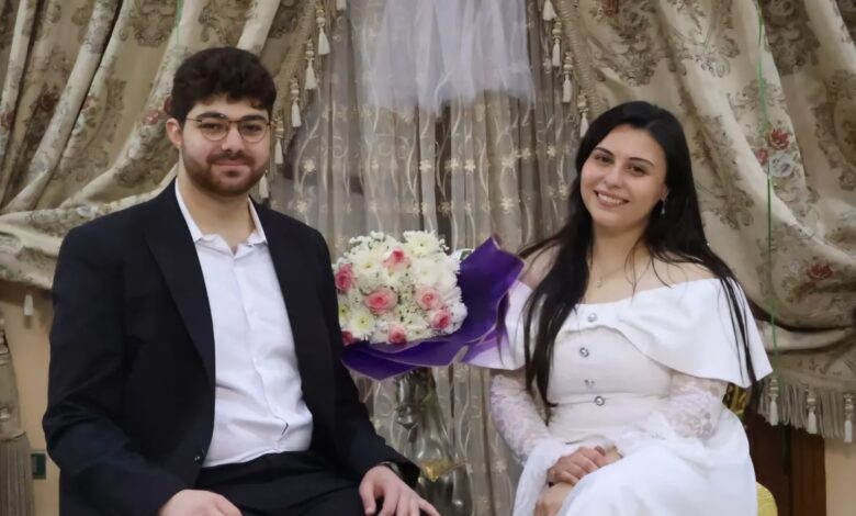 تهنئة خاصة للدكتورة جيرمن عامر رئيس الإتصال المؤسسي بالمصرف المتحد بمناسبة خطوبة نجلها 1 FB IMG 1775243476999